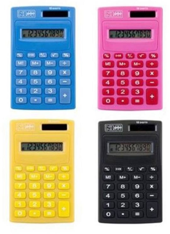 CALCOLATRICE ELETRONICA TASCABILE 10 CIFRE